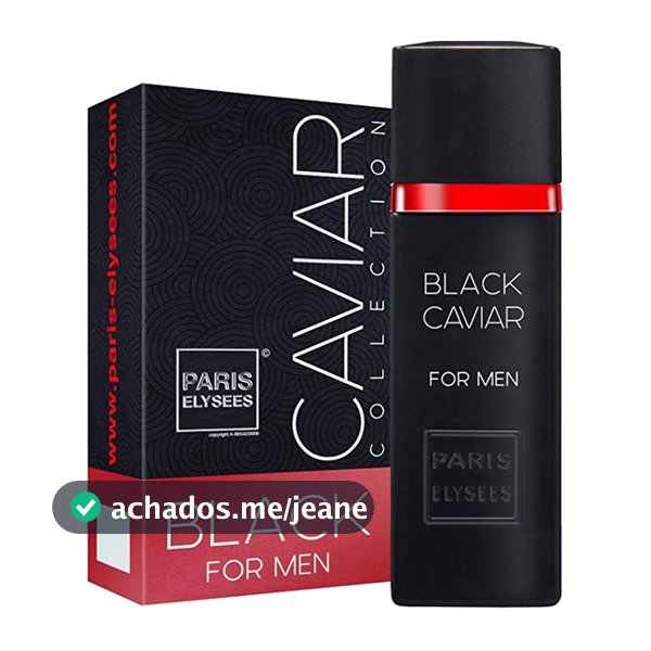 Perfume ORIGINAL Black Caviar 100 ml masculino Paris Elysses