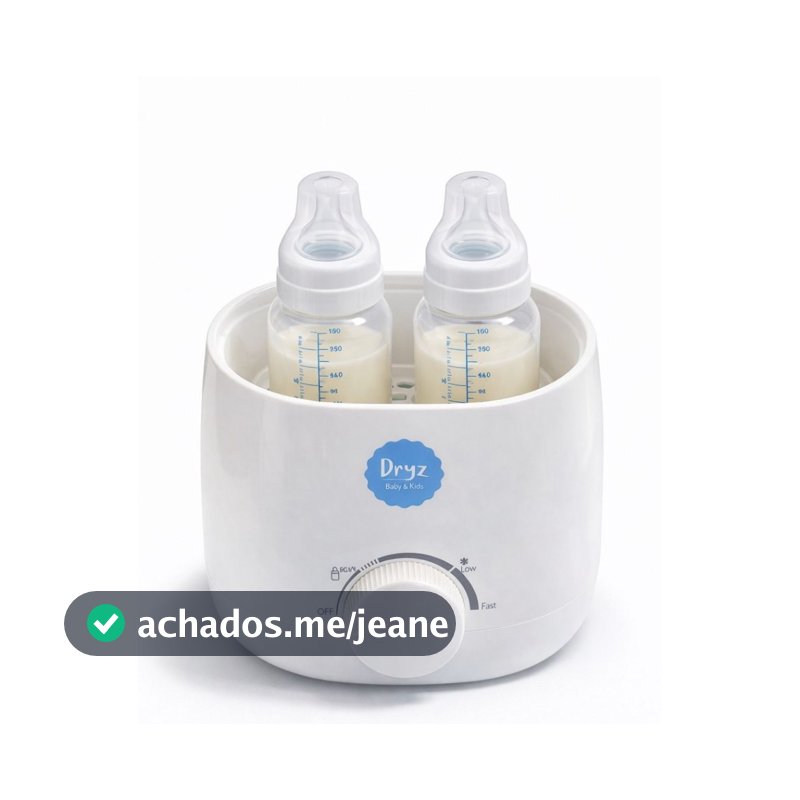 Aquecedor Mamadeira Bebê 3 Em 1 Esterilizador Papinha Leite 110V Aquecimento Rápido Dryz