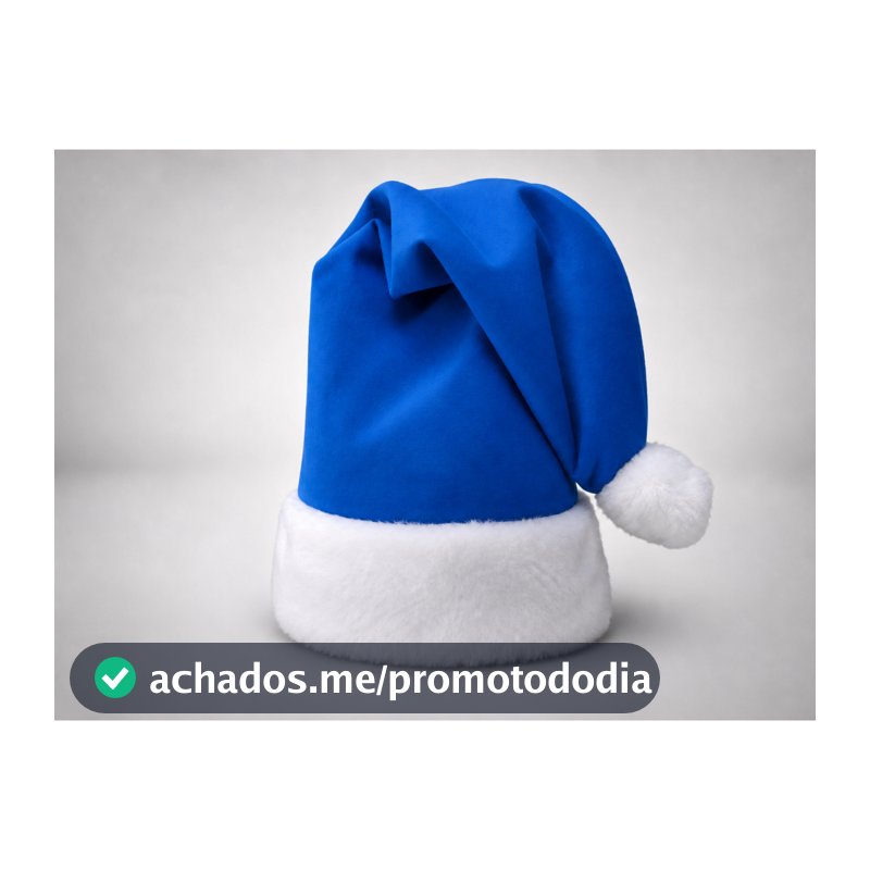 Gorro de Natal Azul