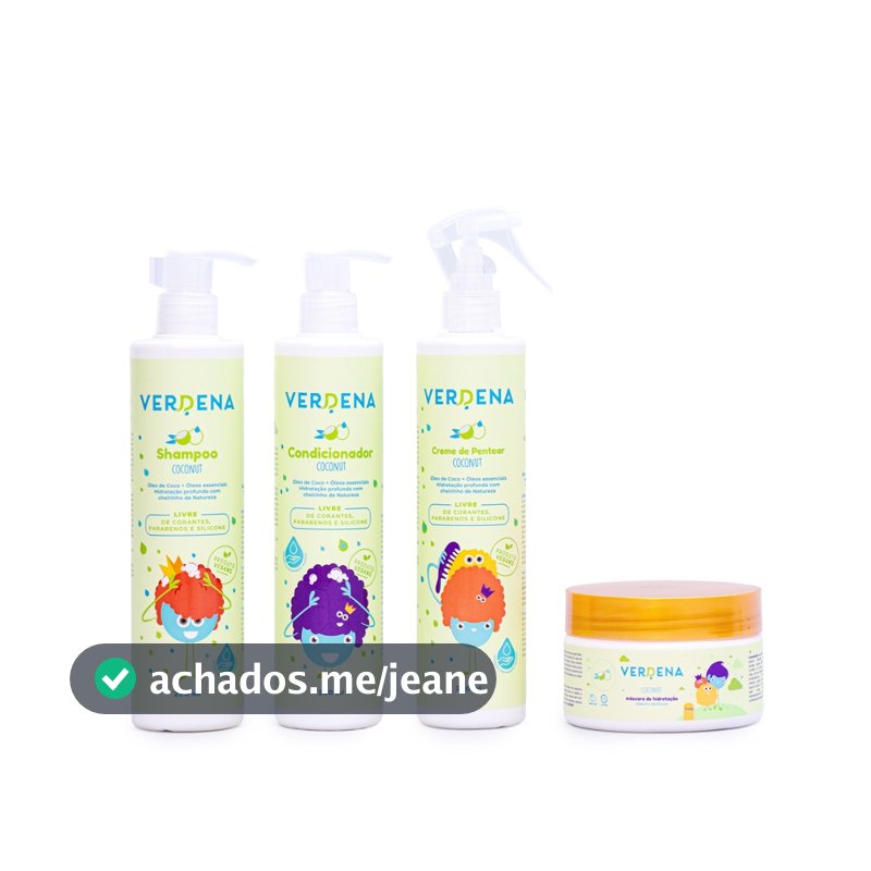 Kit Hidratação Infantil Coconut Verdena Baby