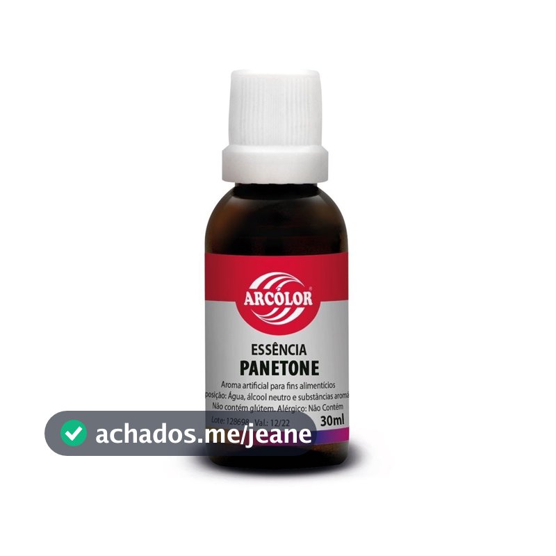 Essência  30ml - Arcolor Panetone