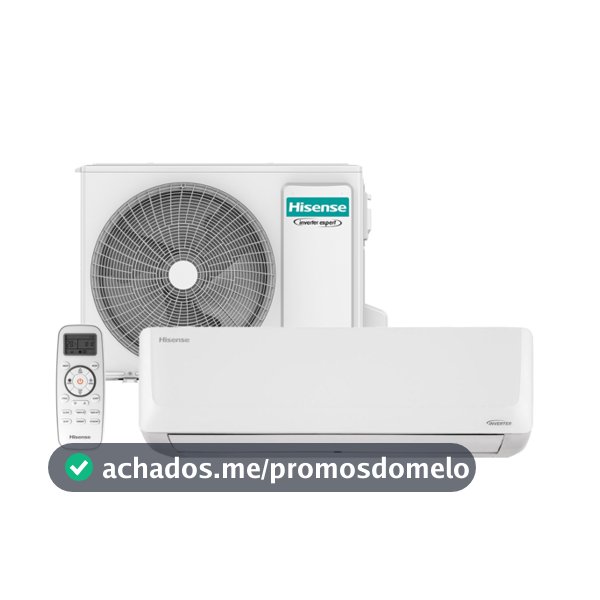 Ar Condicionado Split Inverter Hisense R-32 Hi-wall 12.000  Btus Quente e Frio Wi-fi 220v