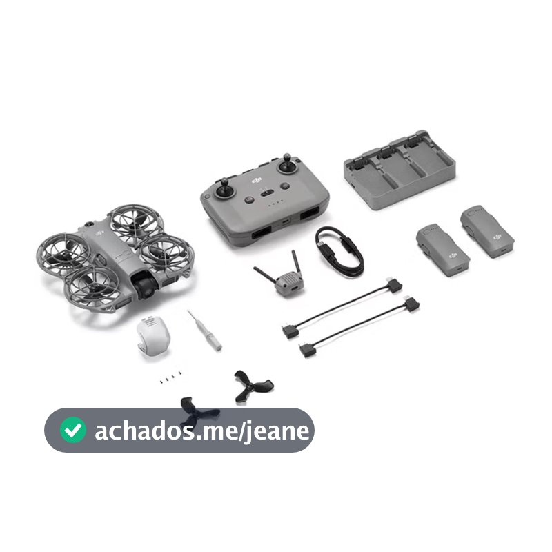 Drone DJI NEO 2 Fly More COMBO Completo NOVO LACRADO COM CONTROLE + 3 BATERIAS