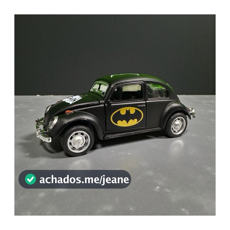 Miniatura Fusquinha de Ferro Carro Colecionável com Capô e Portas Móveis  Detalhes Realistas e Estiloso ferro