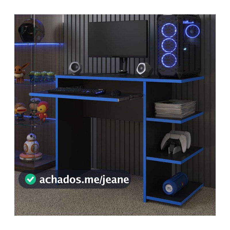Mesa Escrivaninha Para Computador Escritório Pc gamer- Várias Cores.