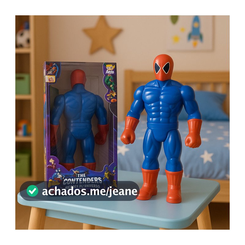 Boneco super Heróis articulado 35cm
