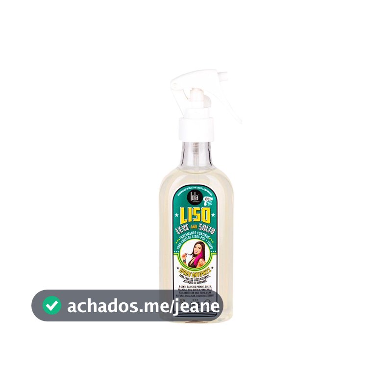 Lola Cosmetics Liso, Leve and Solto Leave-in Spray Antifrizz 200ml