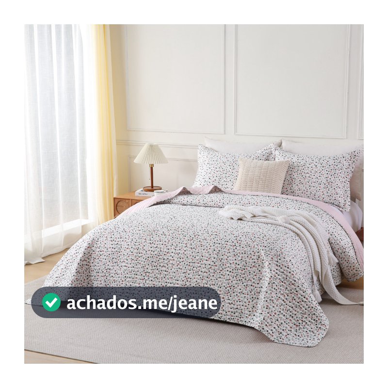 Kit Colcha Cobre Leito Marrocos Dupla Face Toque Macio Tamanhos Variados