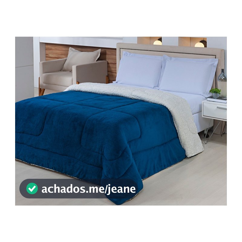 Coberdron Casal Queem Sherpa com Manta