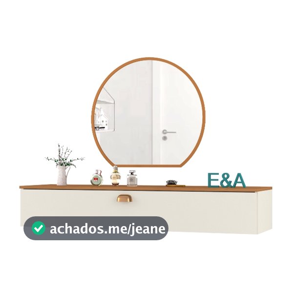 Penteadeira Com Gaveta 100CM Console Camarim E&A - Cores
