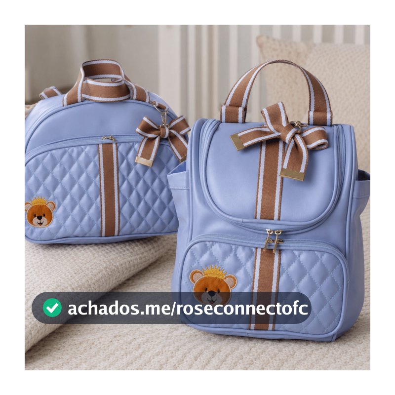 Mochila Bolsa Maternidade Kit Mamãe Bebê Urso Impermeável Bolsa Multifunção Luxo