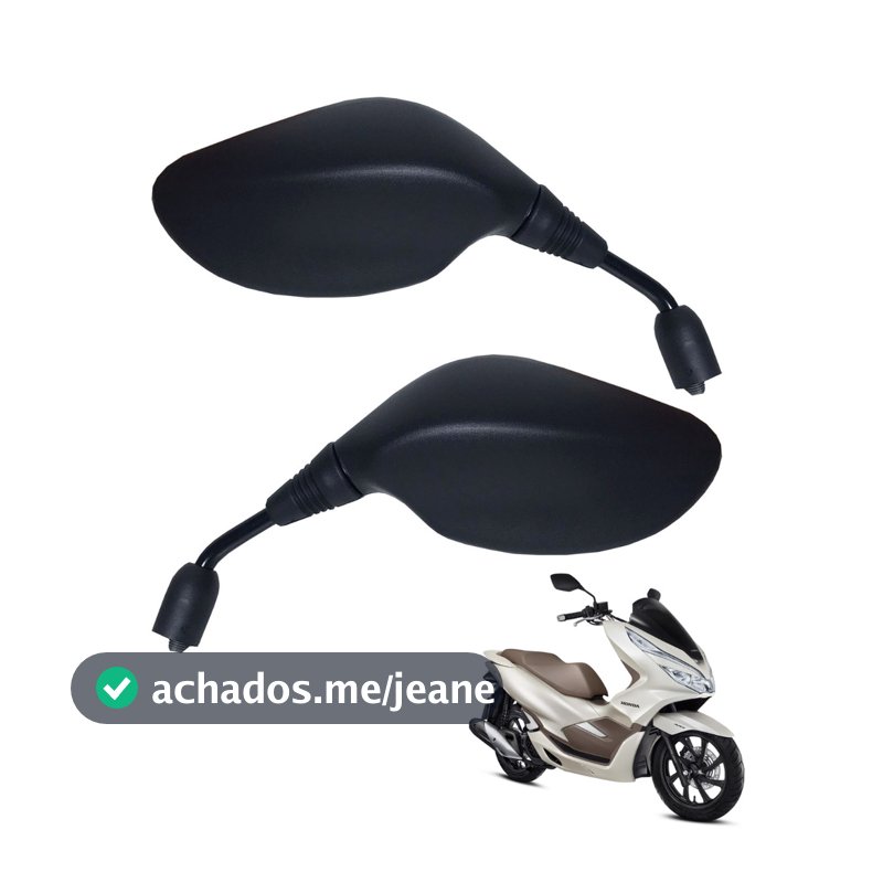 Par Retrovisor Modelo PCX 150 Rosca Normal Honda Para Moto CG 160 Titan Fan Start 125 150 Cargo