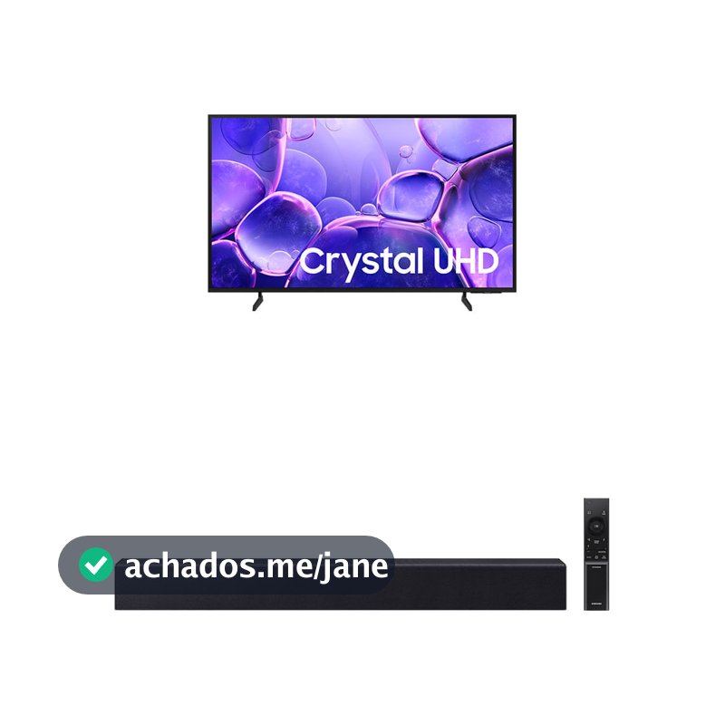 Samsung Smart TV 55" Crystal UHD 4K U8600F + Soundbar HW-B400F