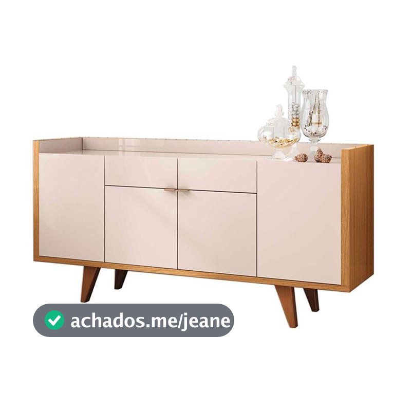Buffet Melodia Off White Cinamomo - HB Móveis