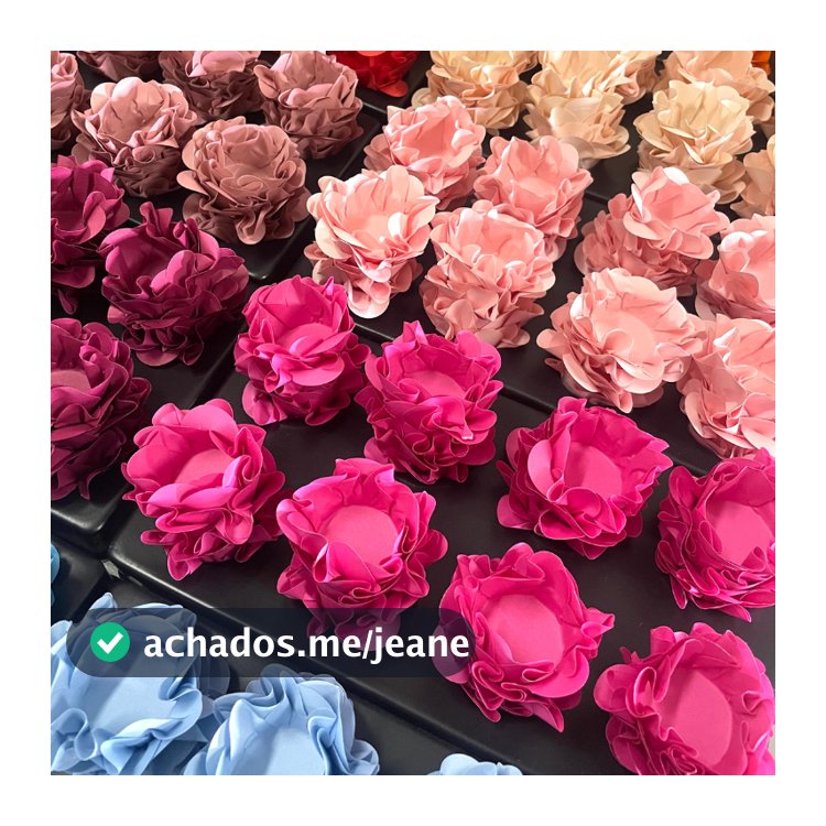 Kit 120 Forminhas para Doces Finos Formato Flor Luxo para Casamento Festa Aniversário Batizado