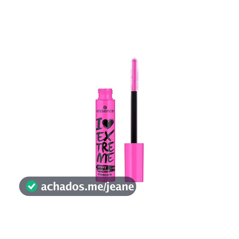 Essence I Love Extreme Crazy Volume Preto Máscara para Cílios de Volume 12ml
