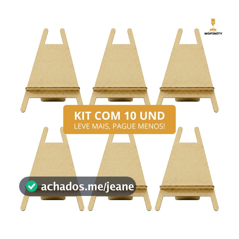 Mini Cavalete para Lembrancinha Decoração de Festa Mdf