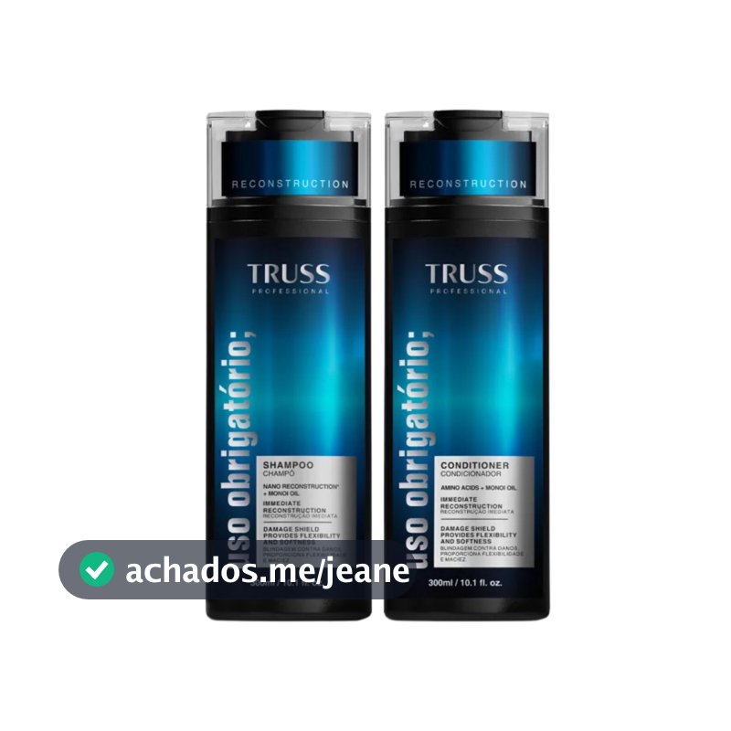 Kit Truss Shampoo E Condicionador Uso Obrigatório 300ml