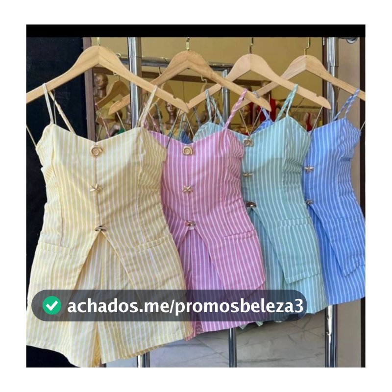 Conjunto Feminino short e cropeed Listrado -frescor e Estilo para o verão