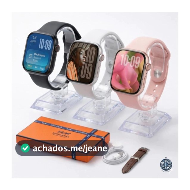 Relógio Smartwatch W11 Mini PRO Tela AMOLED Microwear 42mm CHAT GPT Série 10 Lançamento