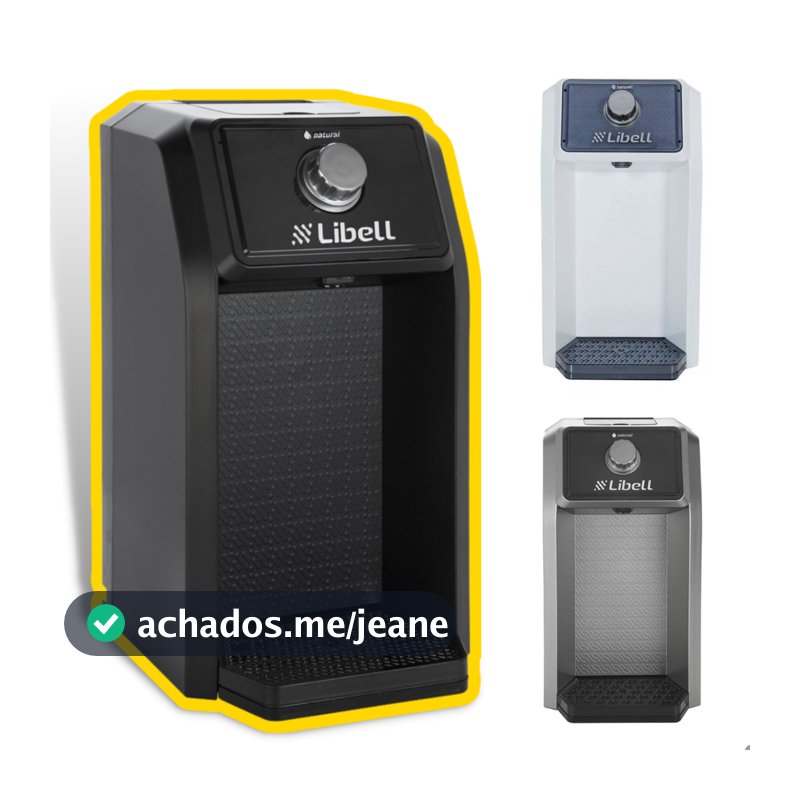 Bebedouro Purificador De Água Natural Bancada / Parede Com Eficiência Bacteriologica Libell