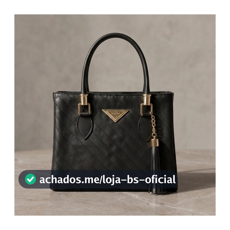 Bolsa Feminina Lorena Média Shopbag Bordada Linea Lançamento