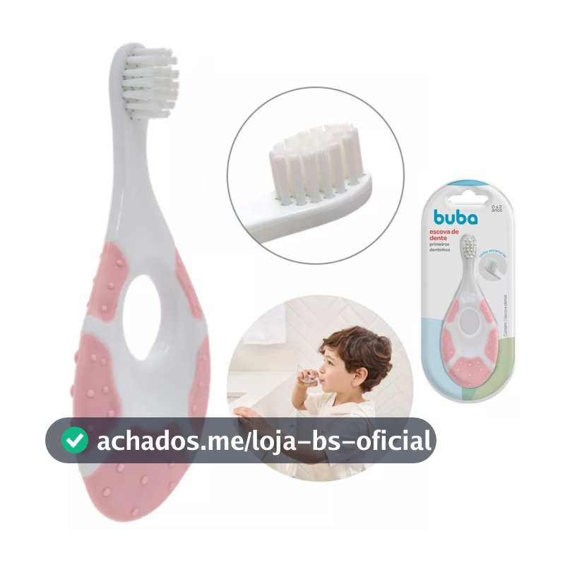 Escova De Dente Primeiro Dentinhos 0 A 2 Anos Mordedor