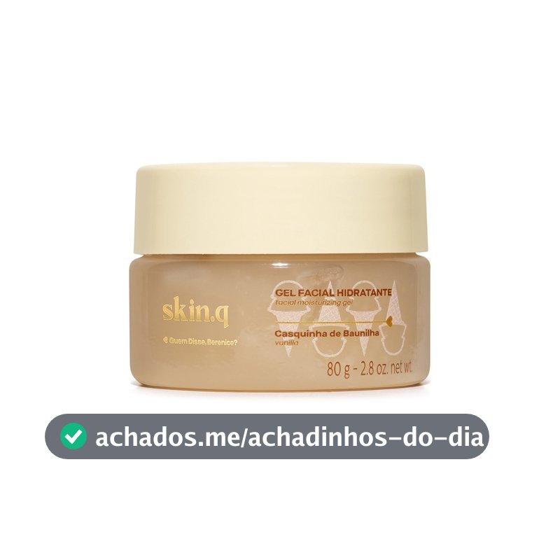 Quem Disse, Berenice? Gel Facial Hidratante Skin.q Baunilha 80g