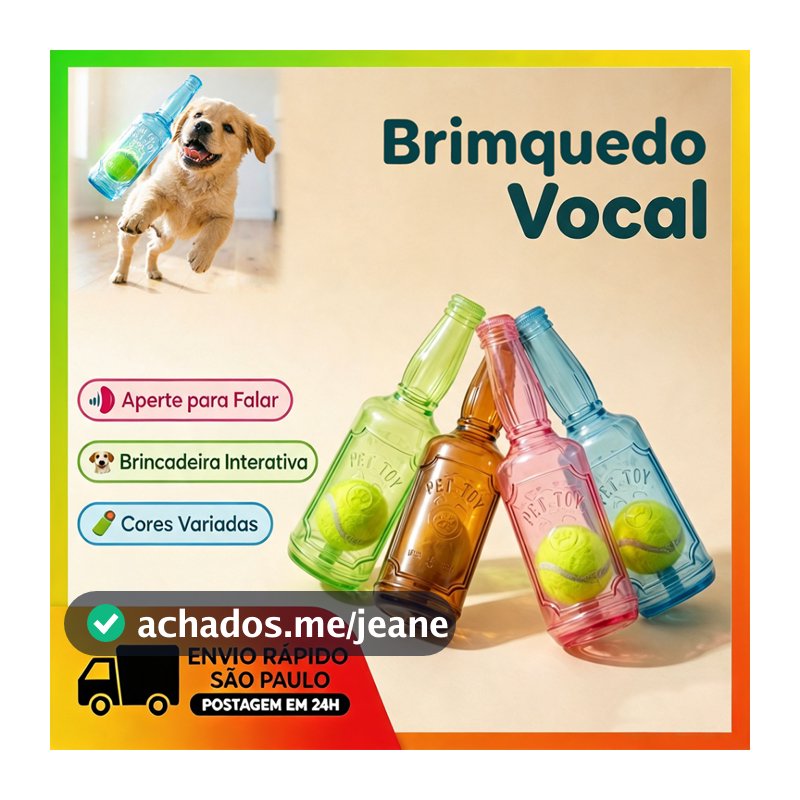 Alta Qualidade Brinquedo Para Cachorro Formato Garrafa Borracha  Com Som E Bolinha Resistente Mordida，Highly interacti
