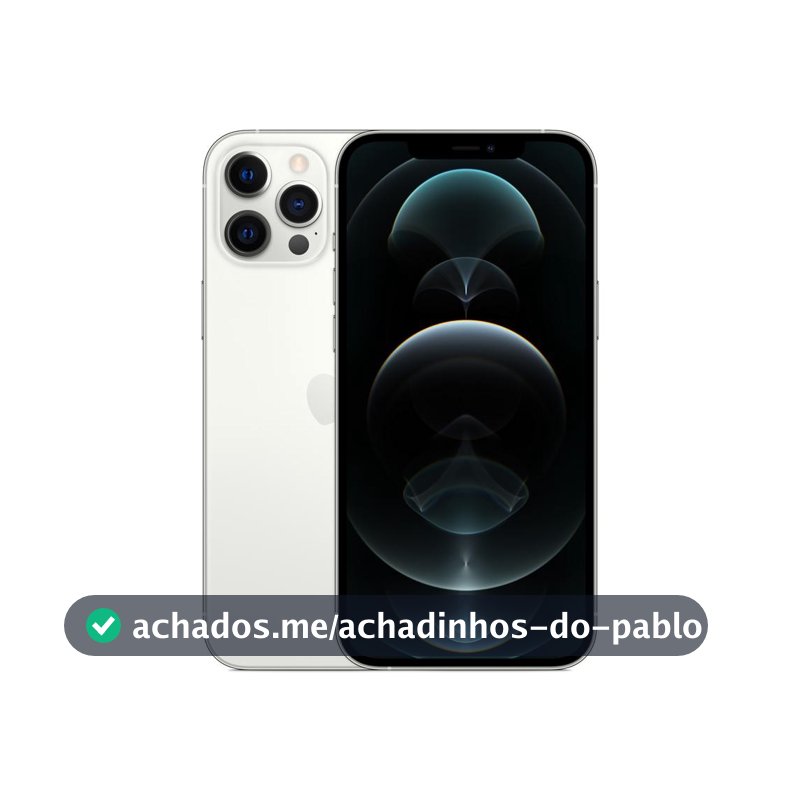 Usado: iPhone 12 Pro Max 128GB Prateado Bom - bateria 70% - Trocafy - Apple