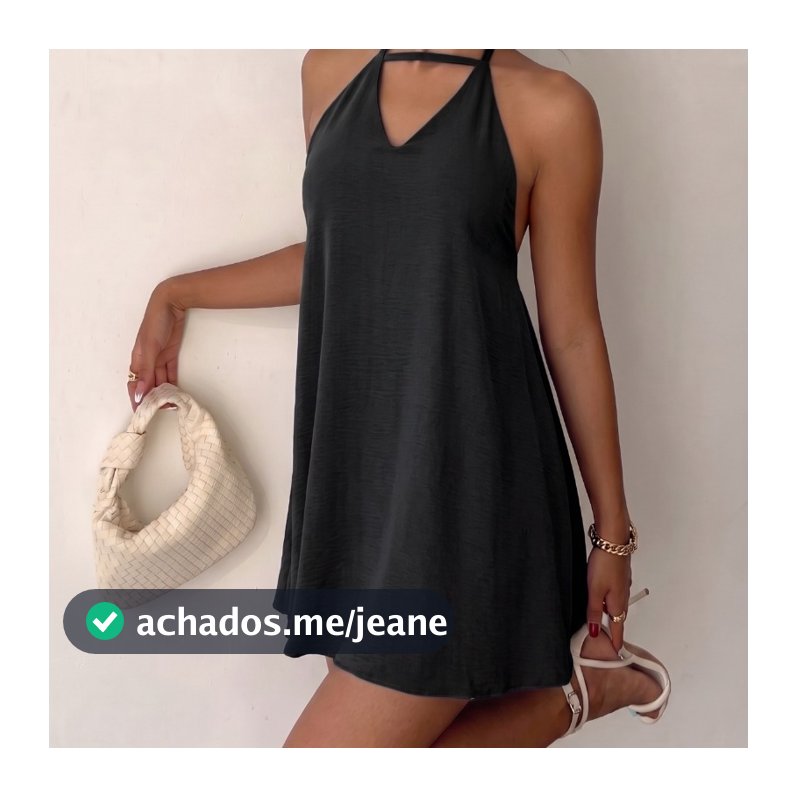 Vestido Curto Feminino Macaquinho Alcinha Fina Duna Amarração Moda Verão