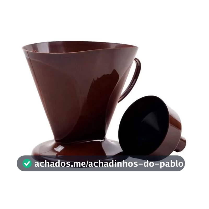 Porta Filtro de Café 103 Amélia Com Adaptador Garrafa Térmica Coador Reutilizável