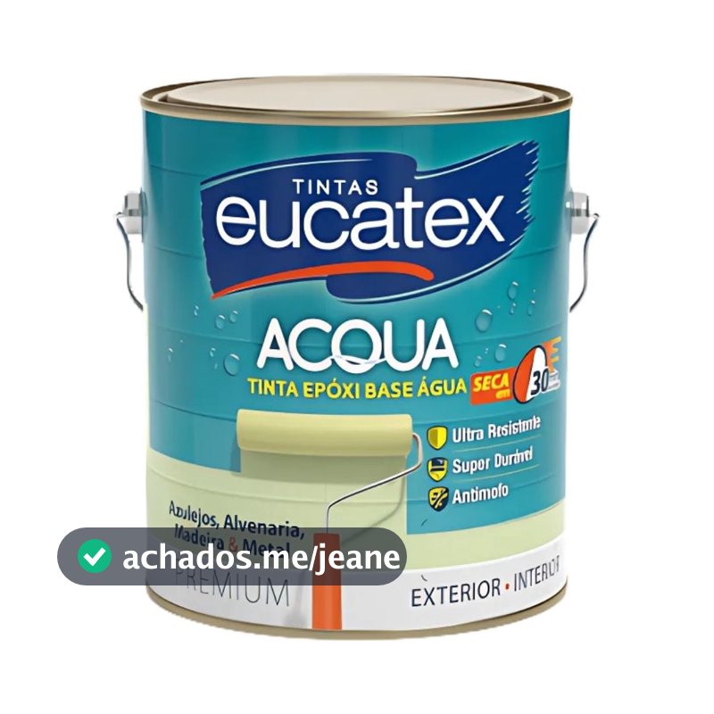Tinta Epoxi Base Água Branco 3,6l Eucatex