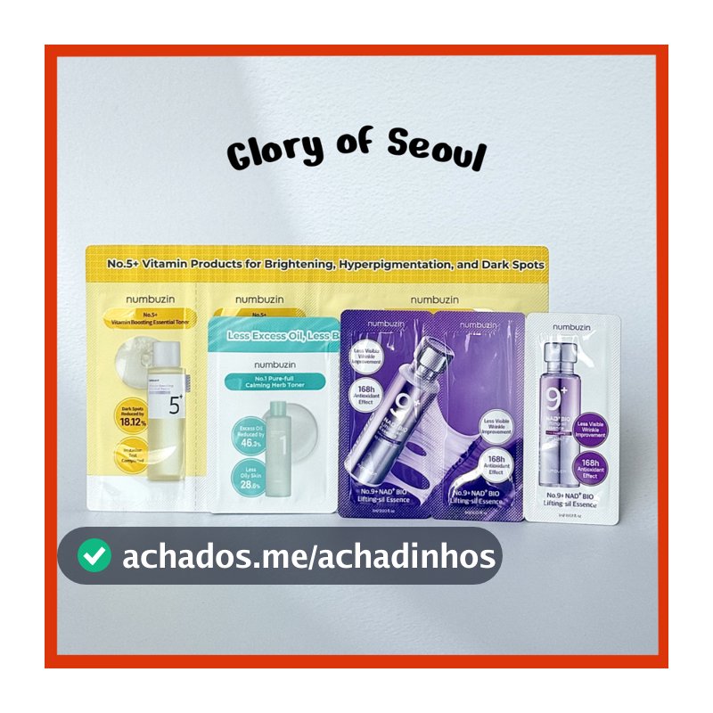 [SAMPLE] NUMBUZIN Sachet Pouch 1EA - No.1 Line / No.5 Line / No.9 Essence (3 Types)
