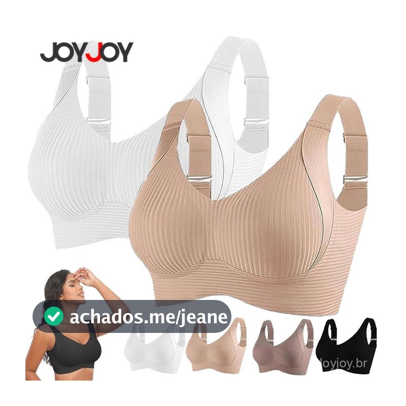 Sutiã Modelador Feminino-Uma Peça com Aro de Aço Ajustável-Contra Seios Laterais e Sem Marca de Roupa-Tamanho Grande