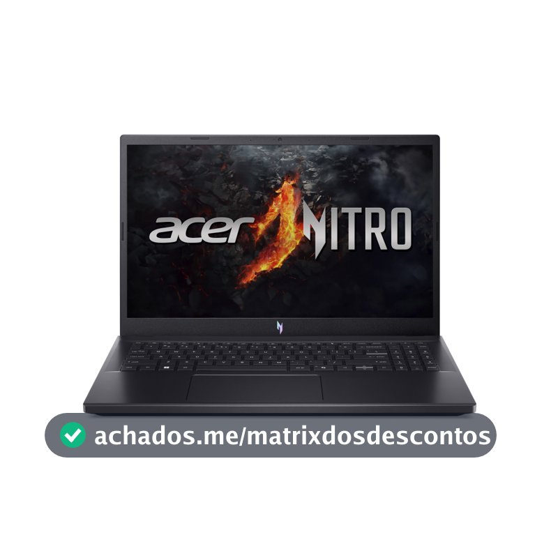 Notebook Gamer Acer Nitro V15 ANV15-41-R6J0 AMD Ryzen™ 7 7735HS 8GB RAM 512GB SSD RTX 4050 Linux 15.6”