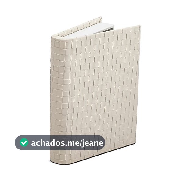 Livro Caixa em MDF com Revestimento em PU 17924 - Mart