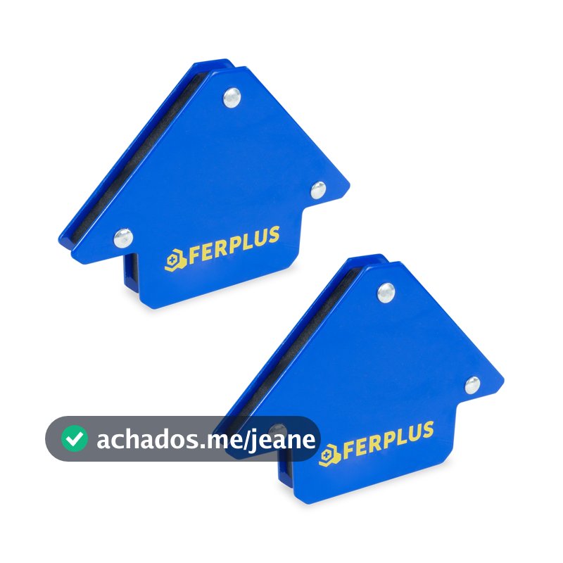 Kit 2 Esquadro Magnético Para Solda 12kg Para Soldador Serralheiro