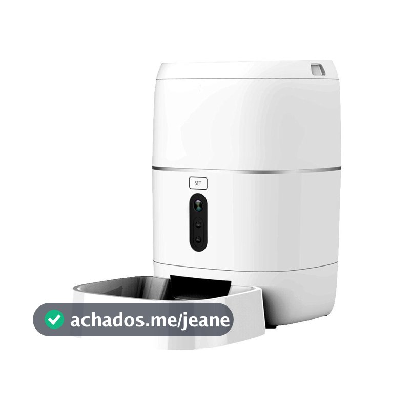 Alimentador Automático PET Comedouro Com Suporte Para Rede Inteligente, APP, Comando De Voz e Câmera 1080p  - Newpet