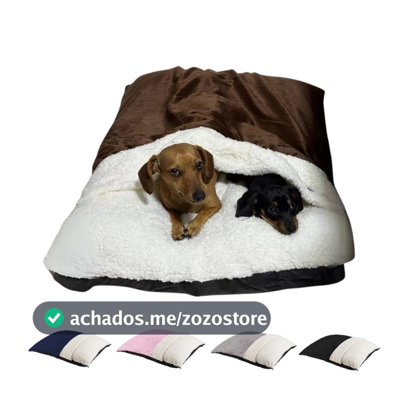 Caminha de Cachorro Cama Pet Saquinho de Dormir Para Gato Pele de Carneiro Canguru