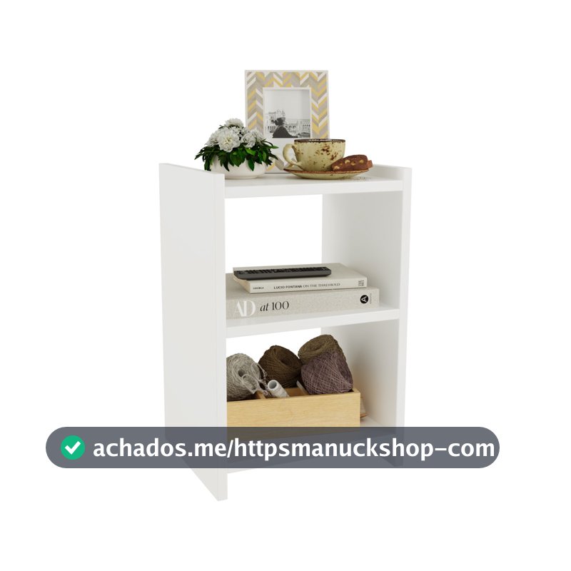 Mesa de Cabeceira Retro para Quarto Casal ou Solteiro Nicho Decoração América
