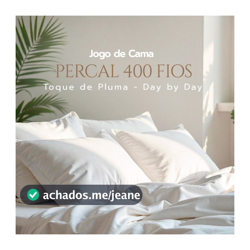 Conforto Jogo de Cama King 4 Peças 400 Fios Casa di Valle - Coleção Day by Day