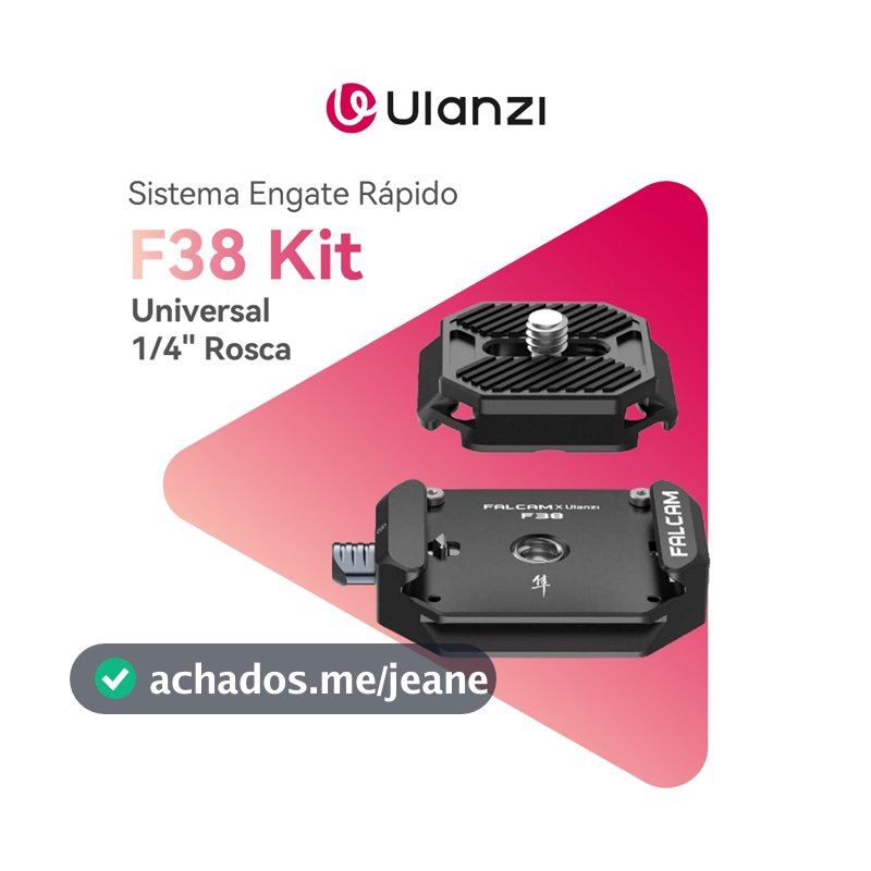 ULANZI F38 Kit De Sistema Engate Rápido Universal 1/4" Para DSLR E Tripé 360°