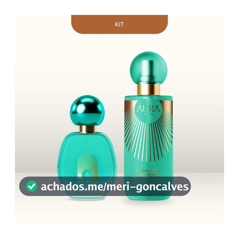 Kit Perfume Secret Garden 50ml + Body Splash Afrodite Garden