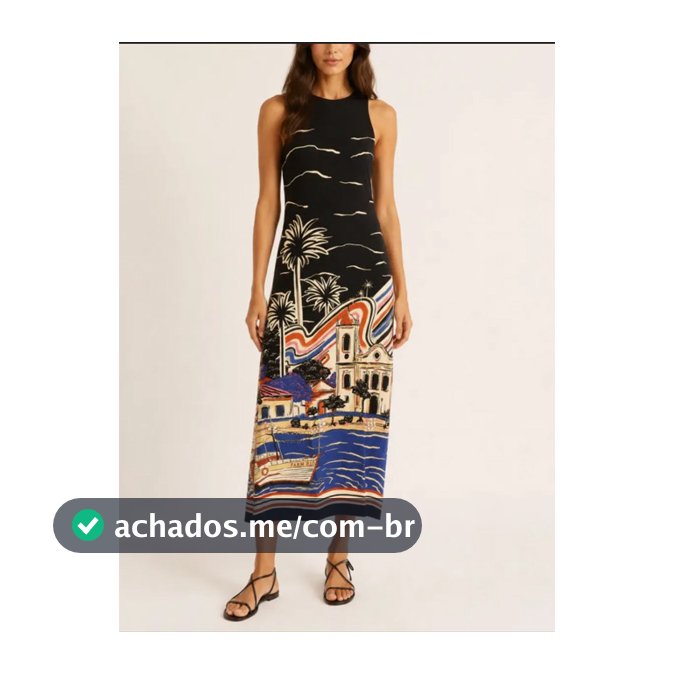 VESTIDO MIDI LENÇO PARATY FARM