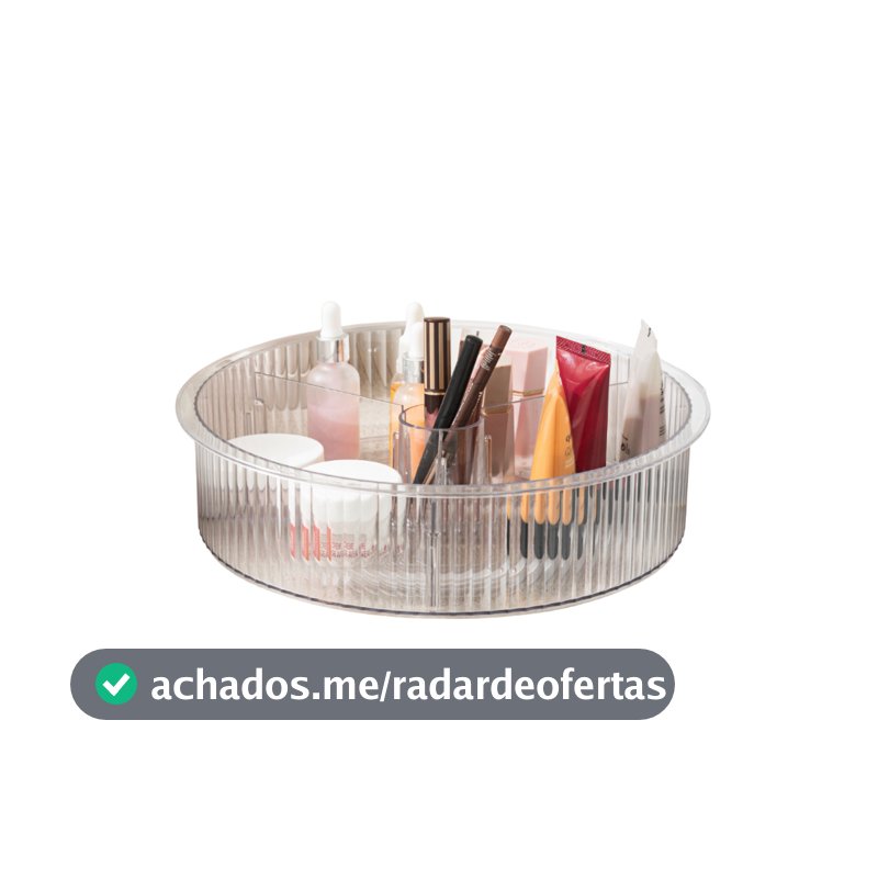 Organizador Giratório New Retro 31x8,4cm Cor Cristal