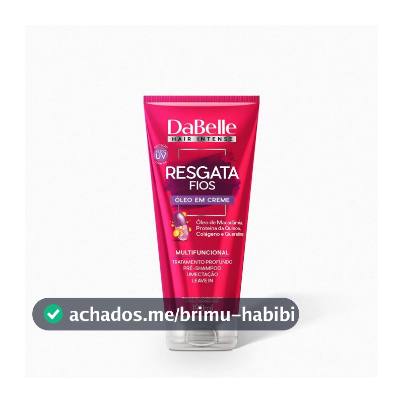 Óleo em Creme Resgata Fios DaBelle Hair 190ml