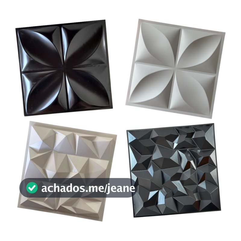 5 / 10 / 15 / 20 / 25 / 30 Placas 3D de parede - Pétala 25x25cm