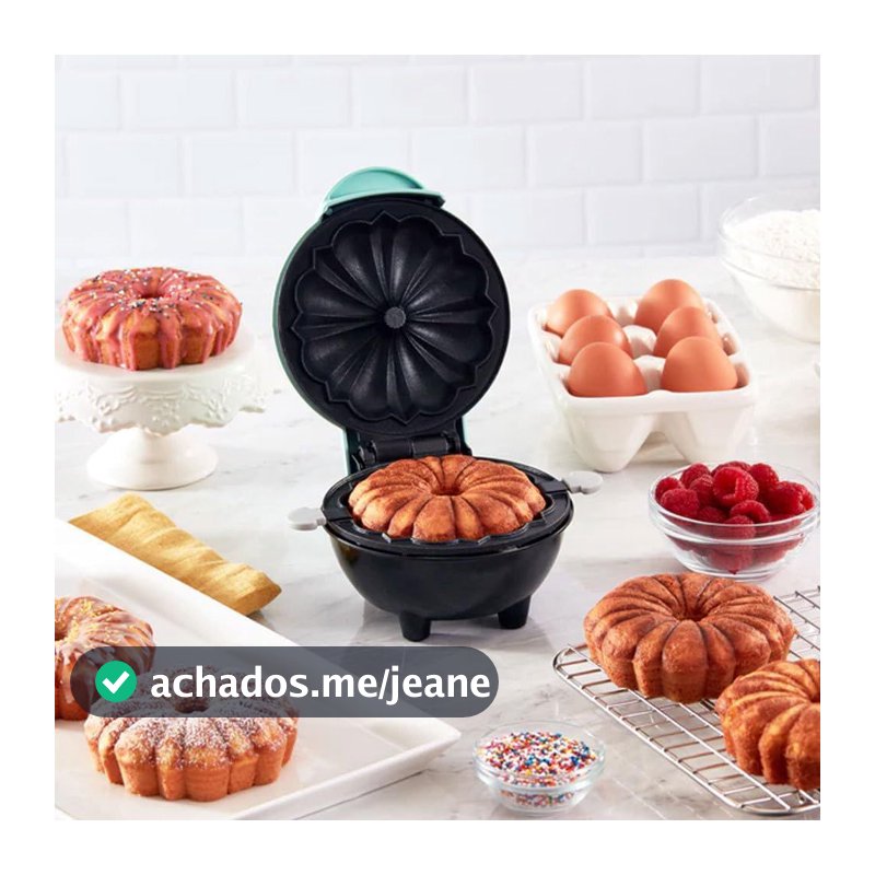 Mini Máquina de Assar Bolo Elétrica Antiaderente Quiche/De Forno/Eggette Maker Mini Ferro 110V