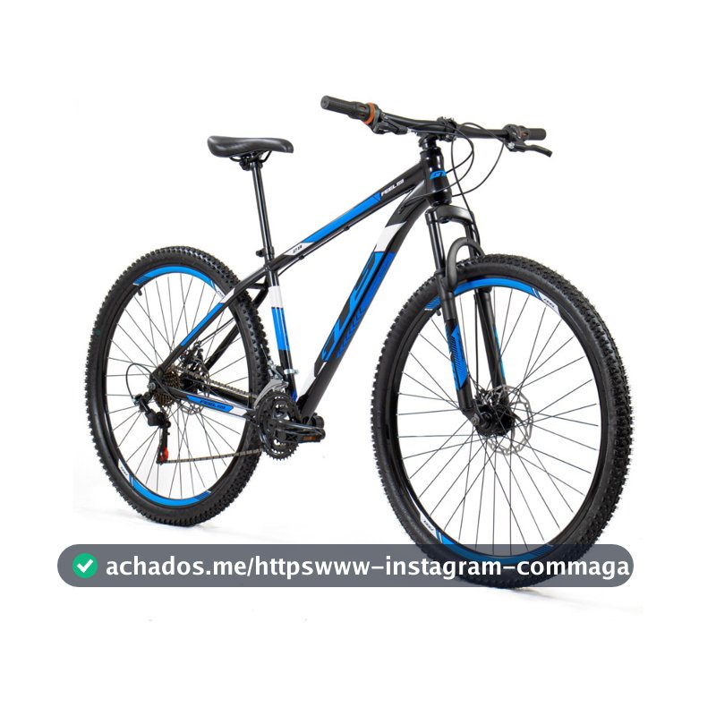 Bicicleta Aro 29 Aço Carbono GTS FEEL Freios a Disco Suspensão 24V